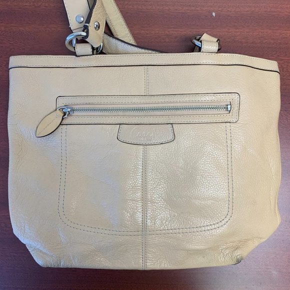 Beautiful Coach Penelope Tan Pebble Tote Bag - Picture 5 of 10